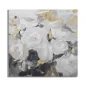 OBRAZ NA PŁÓTNIE Biały Kwiat -B- 90x3,7x90 cm